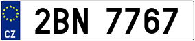 Truck License Plate